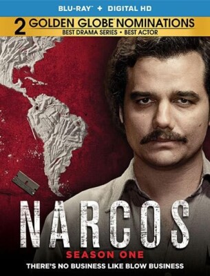 Narcos: Season One w/Slipcover (Blu-ray, 2015, Widescreen) Free Shipping!