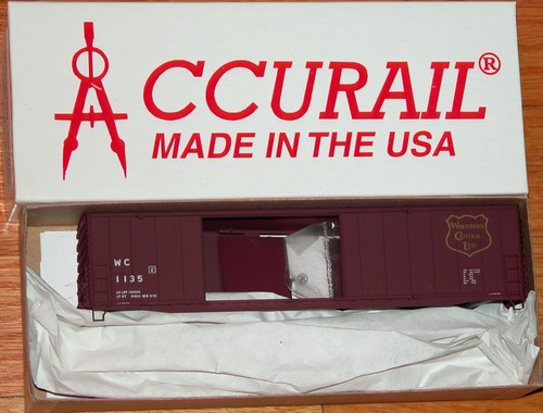 KIT DE VAGÓN DE CARGA HO PRECISAIL 50' TRAINFEST 2006 CARRERA LIMITADA WISCONSIN CENTRAL WC #1135 | Zustand: New