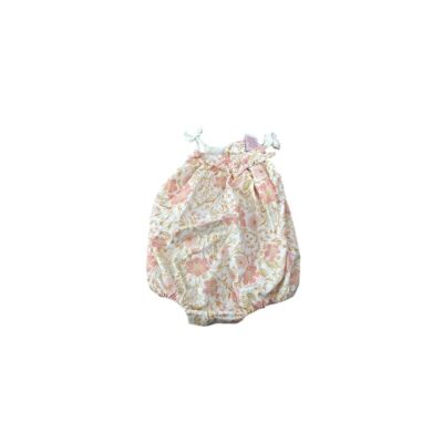 Dylan & Abby Floral Bubble Romper 0-3M Unisex Baby Summer Outfit