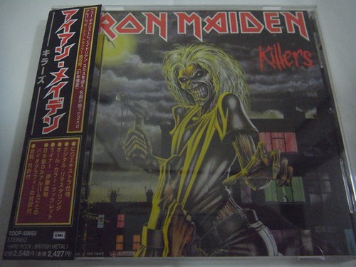IRON MAIDEN-Killers JAPAN Press w/OBI CD Extra Bonus Track NWOBHM Paul Di'anno - Picture 1 of 8