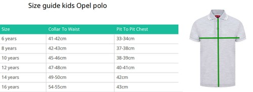 Polo con punta logo Opel per bambini - Foto 10 di 38