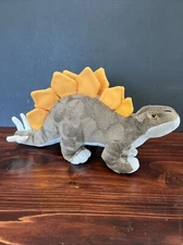 Adventure Stegosaurus Plush Stuffed Realistic Dinosaur Lifelike Orange Spikes