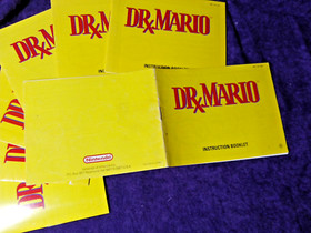 Dr. Mario (Nintendo Entertainment System - 1990) NES  Manual Only