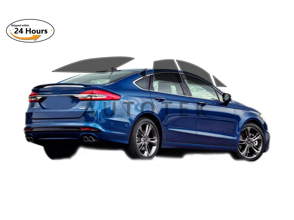 Kit de película de tinte de ventana de 2 capas precortada personalizada computarizada para Ford Fusion 2013-2020 Foto 2 de 4