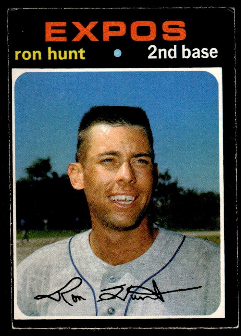 1971 O-Pee-Chee Ron Hunt Montreal Expos #161