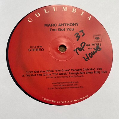 Marc Anthony - I've Got You (12'') (Very Good (VG)) - 3603335862
