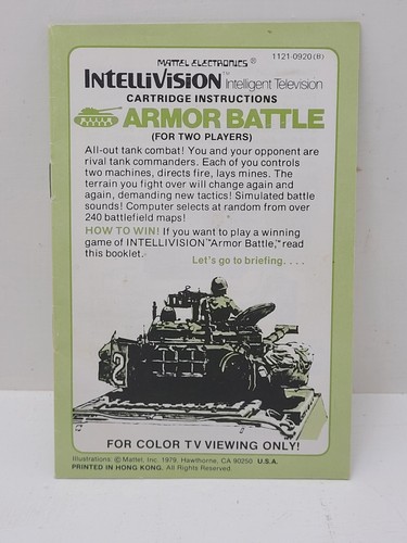 Intellivision Armor Battle & Tron Maze-A-Tron - Picture 15 of 19
