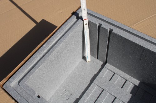 große Styropor-Box /Thermobox + 4x Gel-Kühlakkus - Bild 4 von 8