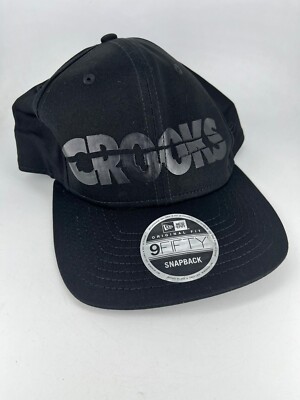 New Era 9Fifty Crooks & Castles Snapback Cap schwarz TD120 JJ 05
