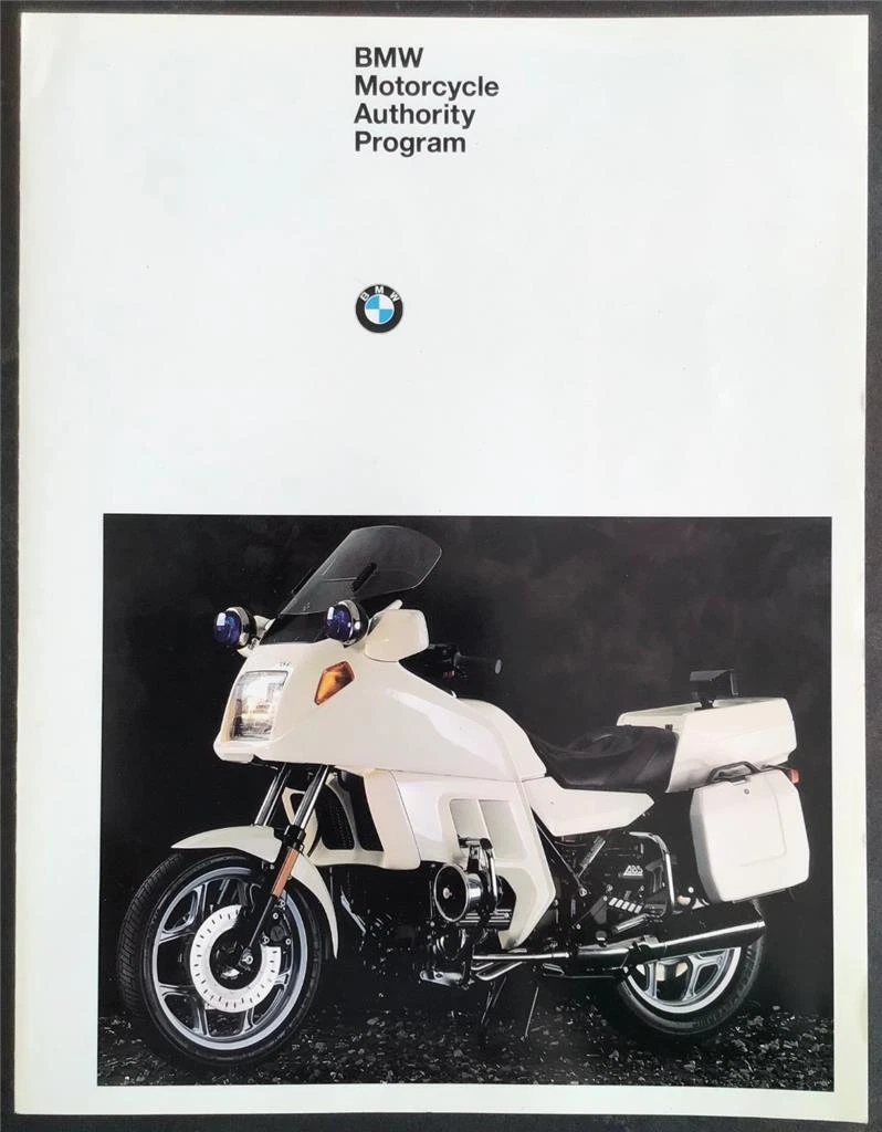 BMW K75RT P Motorcycle USA Sales Brochure Undated 98 009000240