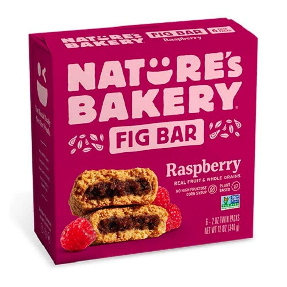 Батончик из цельнозерновой муки NatureS Bakery Stone с инжиром и малиной, 6/2 унции