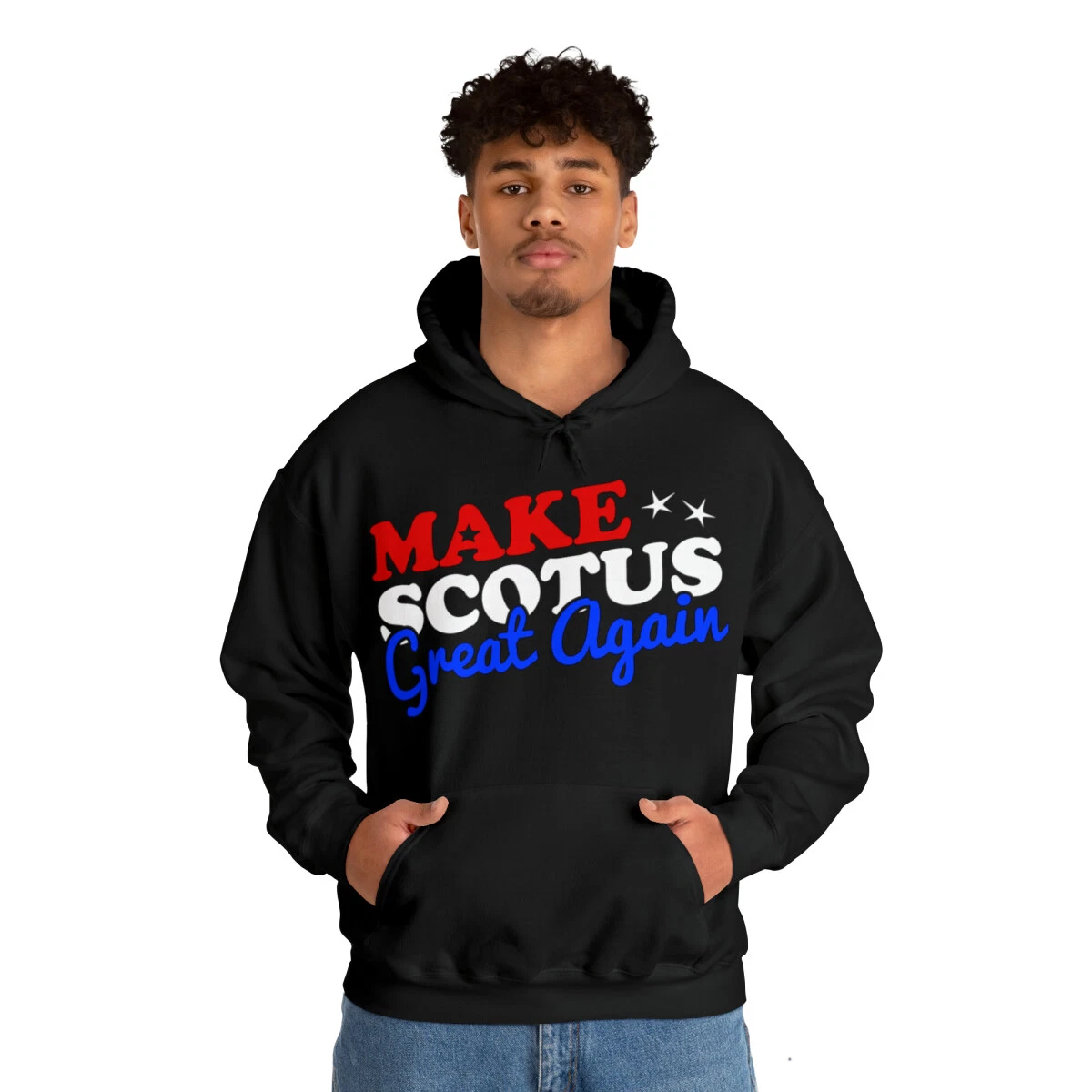 Felpa con cappuccio grafica Make The Supreme Court SCOTUS Great Again taglie S 5XL