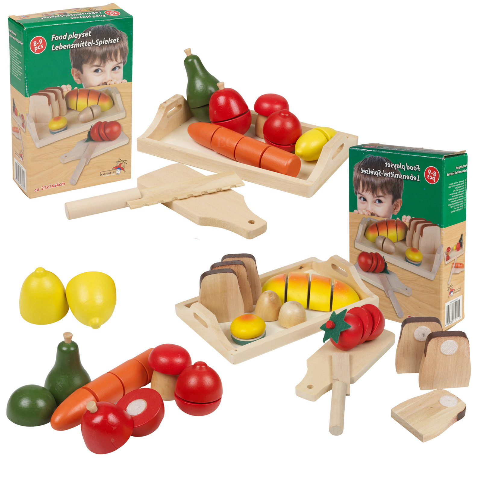 childrens wooden food