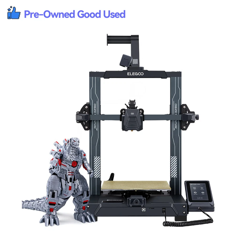【Pre-Owned Good Used】ELEGOO Neptune 3 Pro 3D Printer FDM 36-Point Auto Leveling
