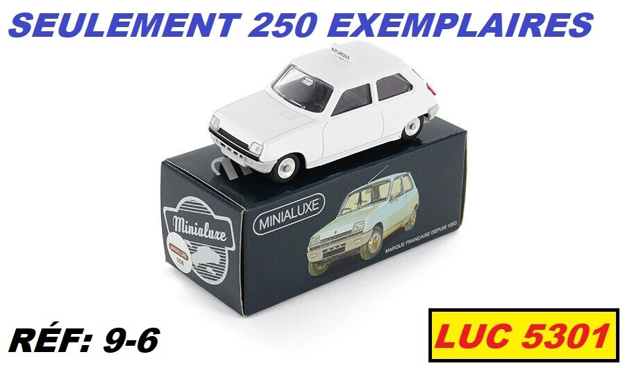 Renault 5 Auto-École Minialuxe 1/43 | Voiture de Collection Série Spéciale n°9-6