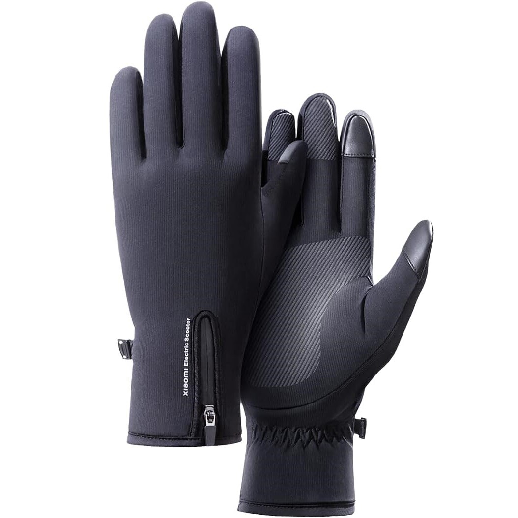 XIAOMI ELECTRIC SCOOTER RIDING GLOVES GUANTI MOTO TOUCHSCREEN SMARTPHONE NERO L