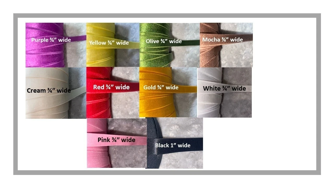 Adornos de costura elástica de Satén