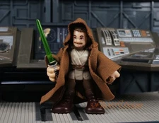 Hasbro Playskool Star Wars Jedi Master Qui Gon Jinn Cake Topper Figure K1111 L