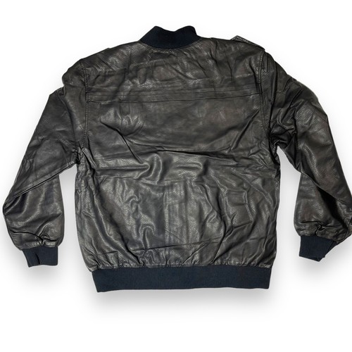 New Old Stock Ablanche Mens Full Zip Sz 3XL Faux Leather Jacket Vintage - Picture 8 of 11