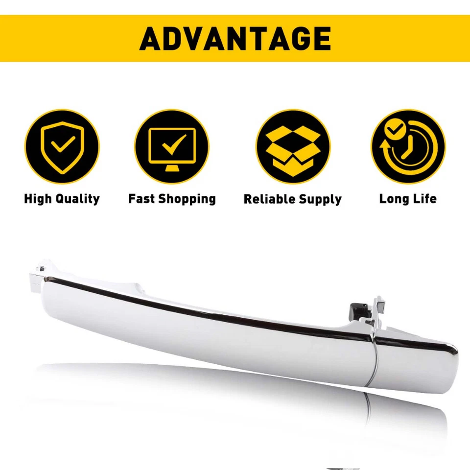 Para 2003 2004 Infiniti FX35 FX45 maçaneta externa lateral de passageiro nova - Imagem 3 de 4