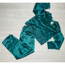 Nwt Victoria secret Vintage intimate silky floral long sleeve pajama set sm/med