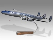 Lockheed L-049A Constellation Pan Am Desk Wood Airplane Model Large Scale 1/100