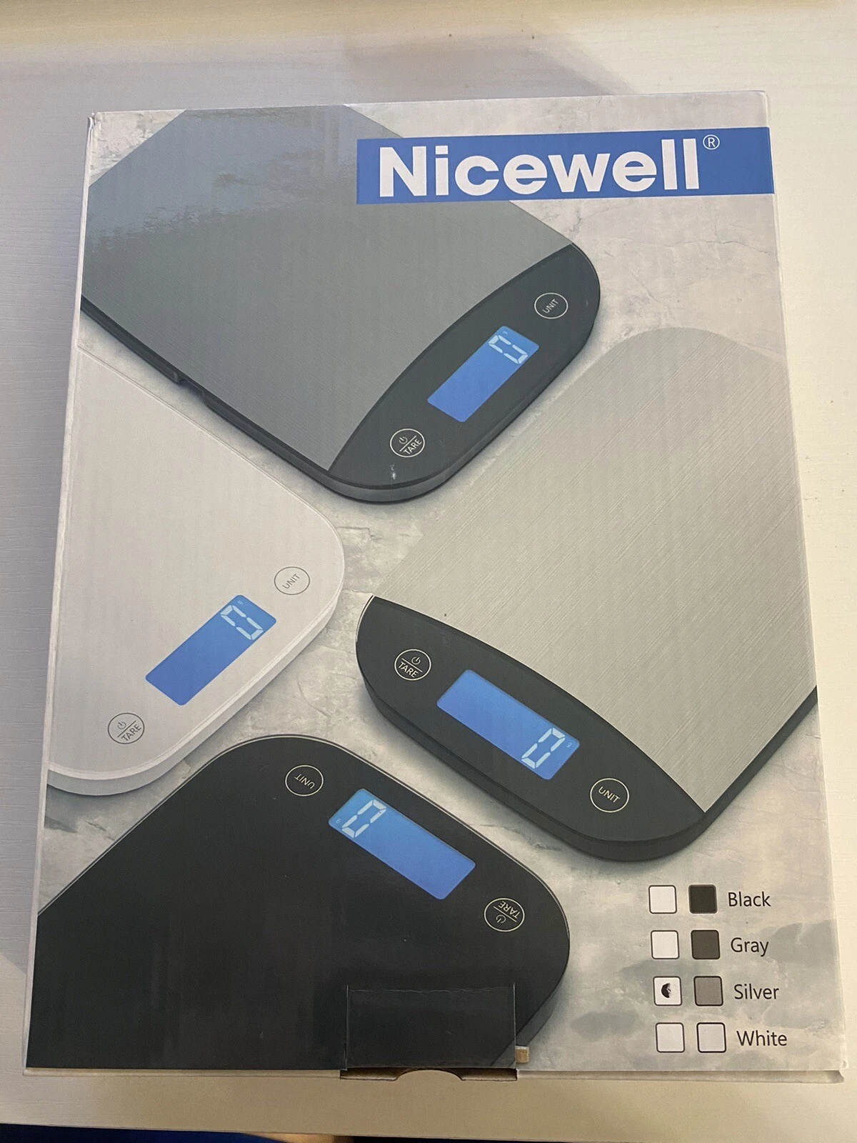 Nicewell Food Scale 22lb Digital Kitchen Scale Weight New Silver
Opens in a new window or tab