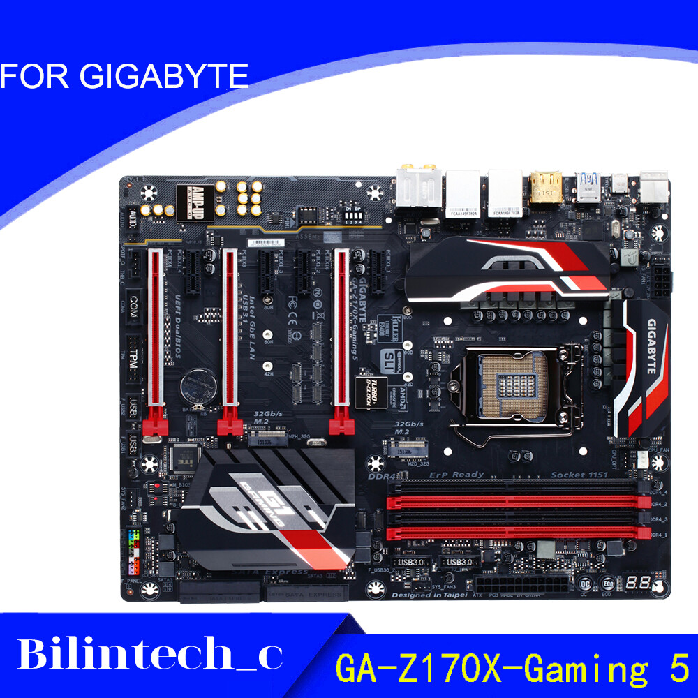 FOR GIGABYTE GA-Z170X-Gaming 5 DP+ Z170 LGA1151 Motherbroad Test