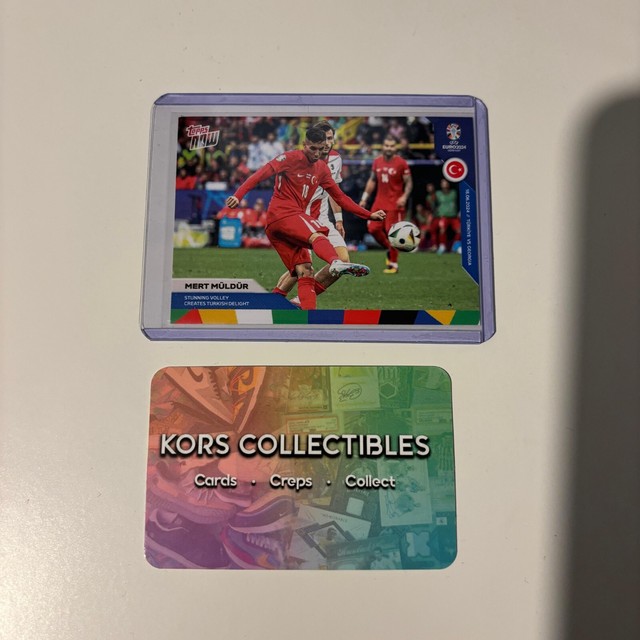 Turkiye MERT MULDUR - 2024 UEFA EURO TOPPS NOW #13 VOLLEY VS GEORGIA FENERBAHCE