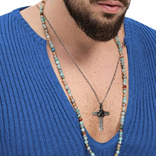 Men Long Sleeve V Neck Top Ribbed Knit T-Shirt Casual Slim Muscle Tee Blouse UK - Picture 16 of 42