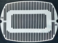 Grillrost f. Weber Q200 Q2000 Q 220 240 Edelstahl 4mm Rost einteilig