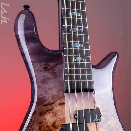 Spector Euro 5 Custom Natural Violet Burst Gloss - Picture 4 of 12