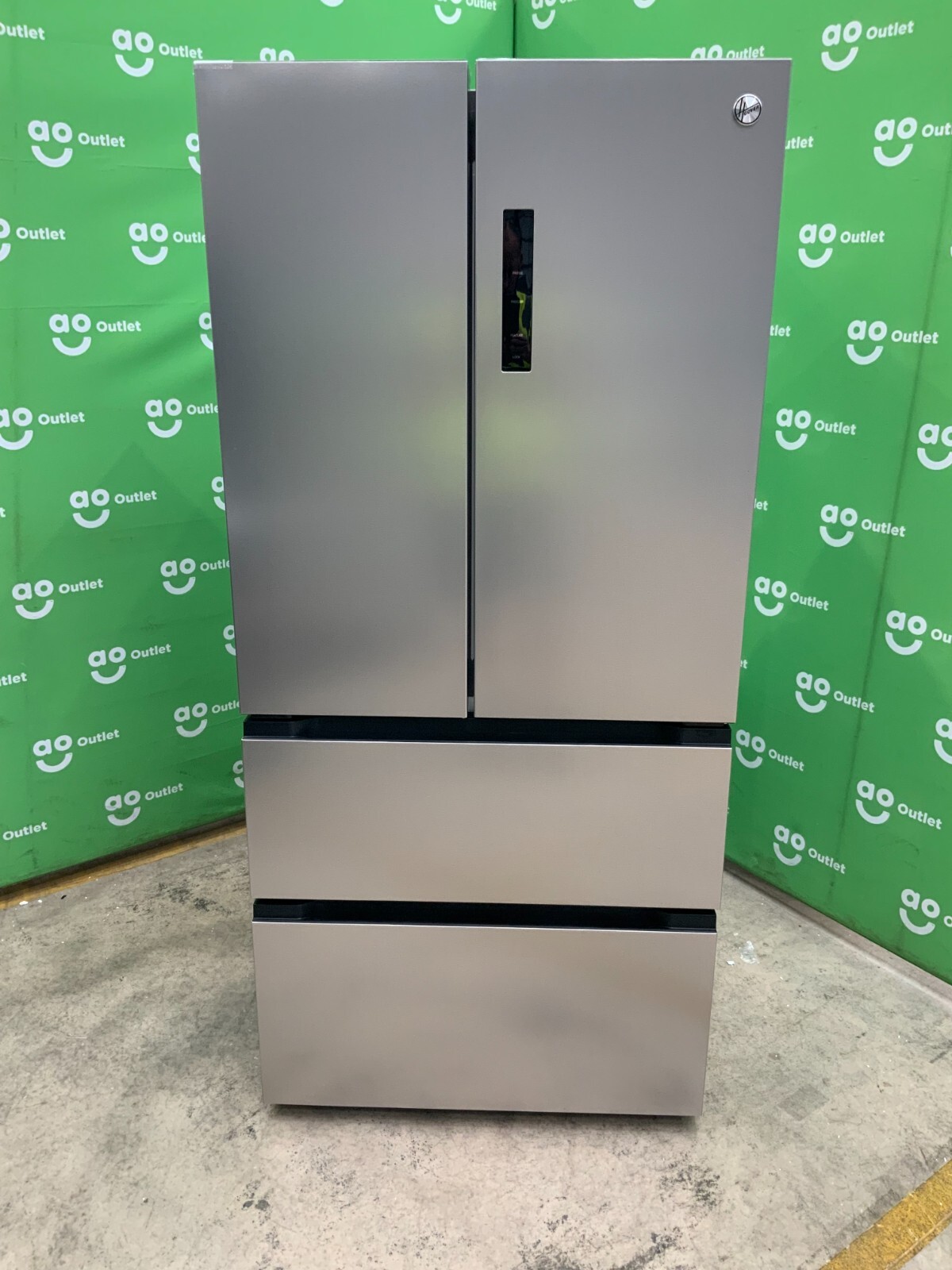 Hoover American Fridge Freezer Stainless Steel F Rated HSF818FXK 