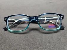 Chelsea Morgan CMM6001  Blue Cateye Eyeglasses Frames 48-17-135 Frane Only 