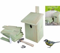 Bastelsatz Nistkasten Bausatz Bastelset Kinder Vogelhaus Basteln Kohlmeise KG52