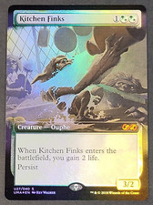 MTG Card - 1x Kitchen Finks - Ultimate Masters Extended Art - NM Foil Box Topper