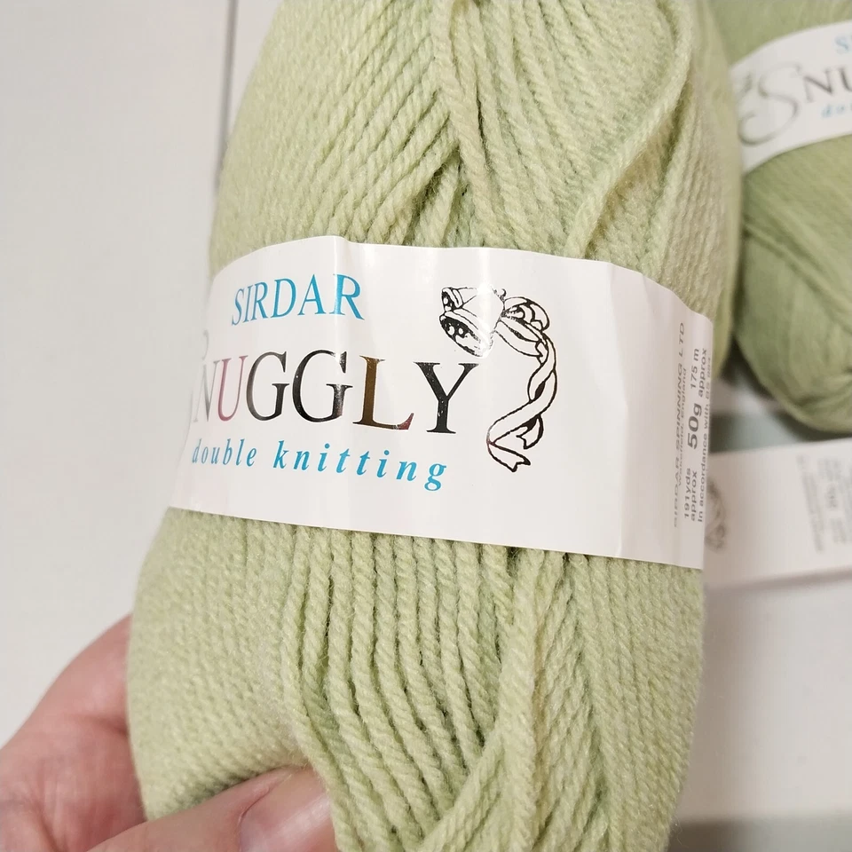 Lote de 3 madejas Sirdar cómodo hilo DK verde 0403 115630 50 g cada una nailon y acrílico Foto 3 de 4