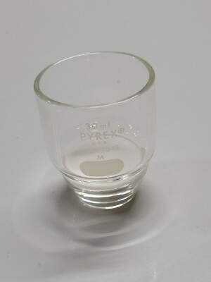 CORNING PYREX Glass 30mL Gooch Medium Fritted 30mm Filter Funnel 32960-30M