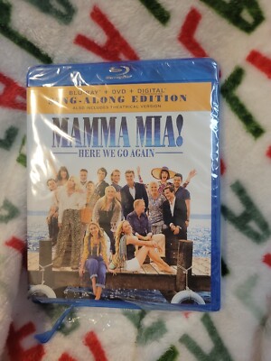   Mamma Mia!: Here We Go Again [New Blu-ray] DAMAGED BOX/RIPPED PLASTIC 