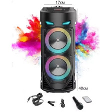 Portable Karaoke Machine - Wireless Speaker with Microphone - Powerful Sound