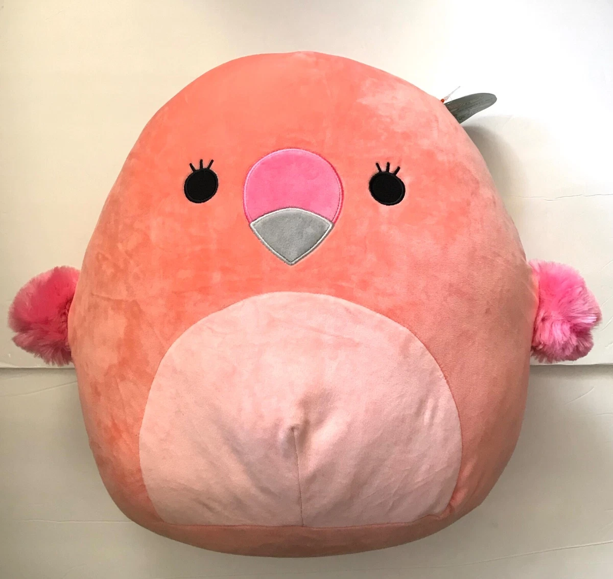 NEW Super Soft Squishmallow Kellytoy 16 Peach/Pink Cody Flamingo Plush