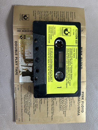 PINK FLOYD - UMMAGUMMA - UK 1969 CASSETTE (Black Shell with green paper) - Picture 4 of 4