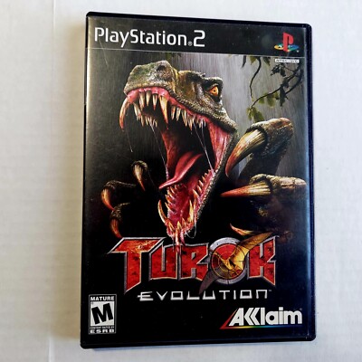 Turok Evolution Sony PlayStation 2 2002 Complete with Manual