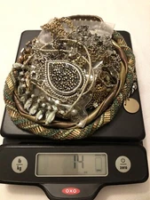 Lot of Jewelry Nearly 1 lb, Liz, Claires, Express, Bergere, Cora, Vintage to Now