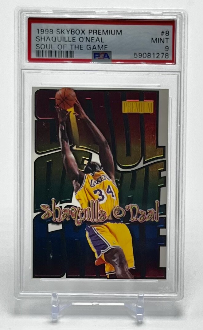 PSA 9 SHAQUILLE O’NEAL MINT Soul Of The Game 1998-99 SKYBOX PREMIUM #8