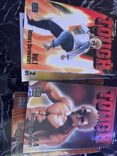 Lotto completo manga inglese duro raro vol 1 2 3 4 5 6 1-6 combattimento arti marziali