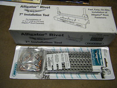 Round Hay Baler Belt Tool lacer & 7'' rivet repair splice Flexco Alligator ART-7