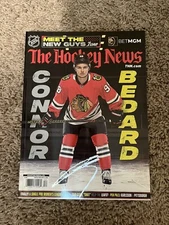 Connor Bedard Signed Hockey News Magazine