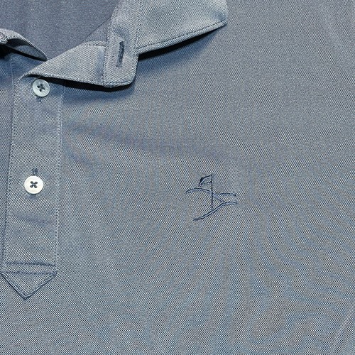 Polo Turtleson Golf Uomo Grande Grigio Manica Lunga Performance Elasticizzata - Foto 5 di 9