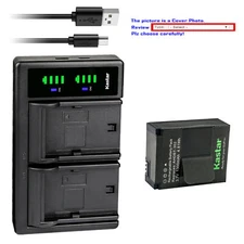 Kastar Battery LTD2 Charger for Gopro3 AHDBT-302 & GoPro HD HERO3 White Edition